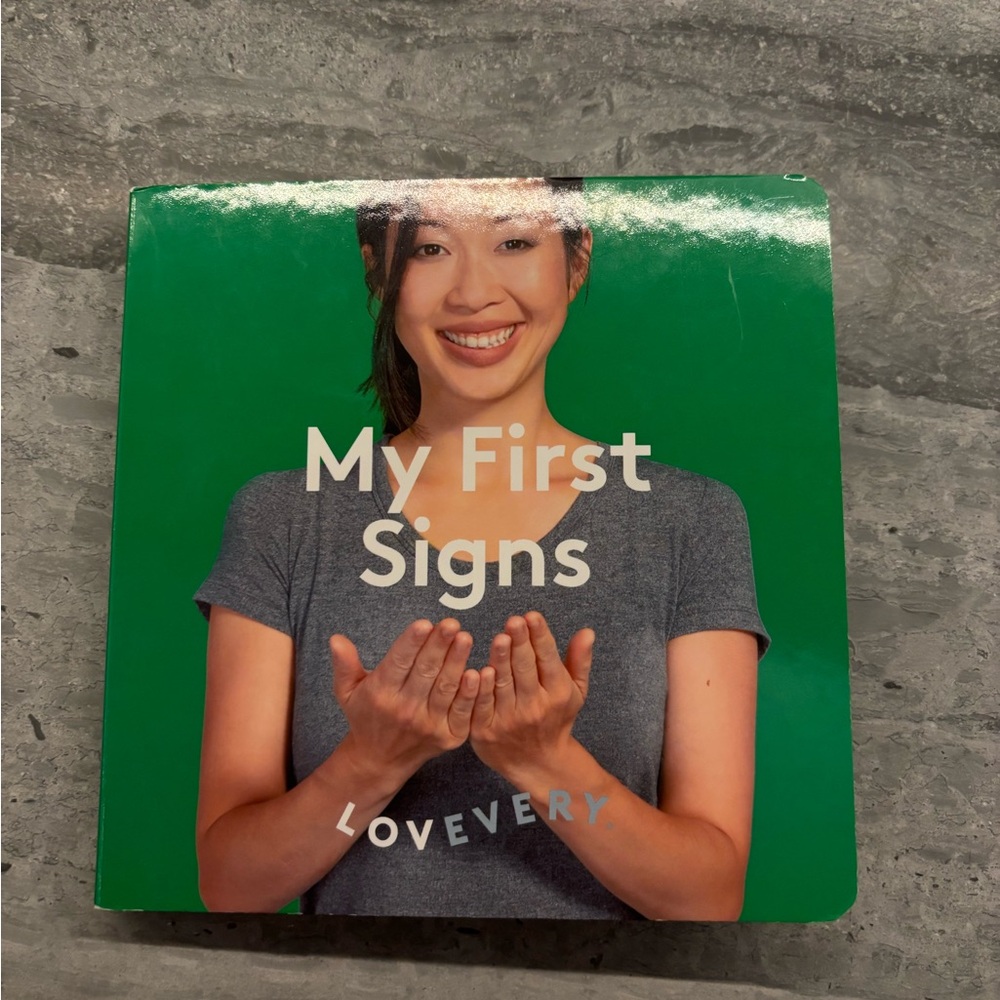 Lovevery My First Signs Board Book - Green Cover